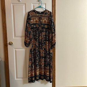Fall Maxi Dress size S